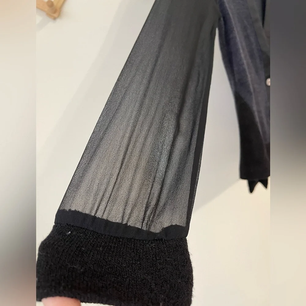 Sjobeck Malibu Sheer sleeve cardigan